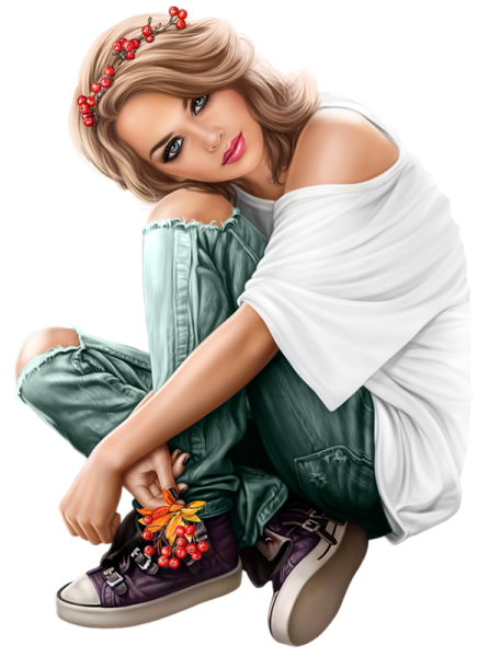 Девушка клипарт