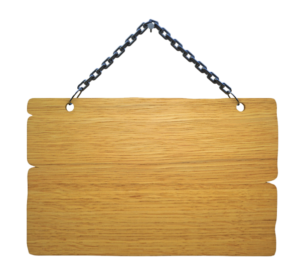 Деревянная табличка