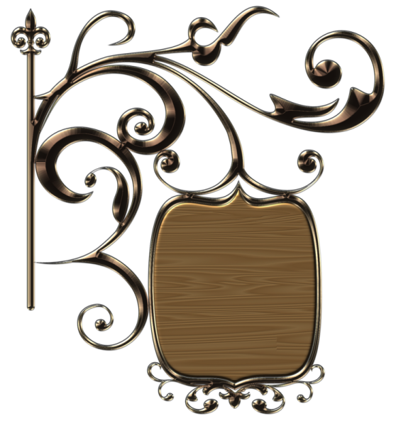 Кованые изделия на прозрачном фоне