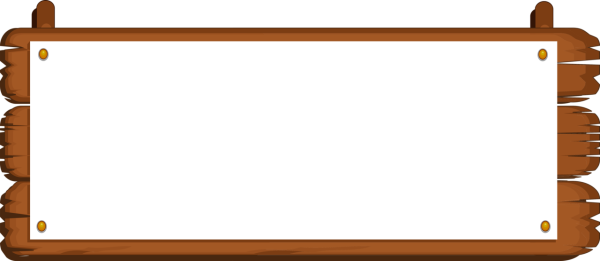 Табличка на прозрачном фоне