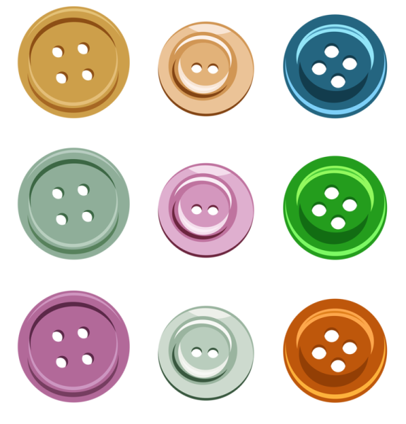 Пуговица иллюстрация