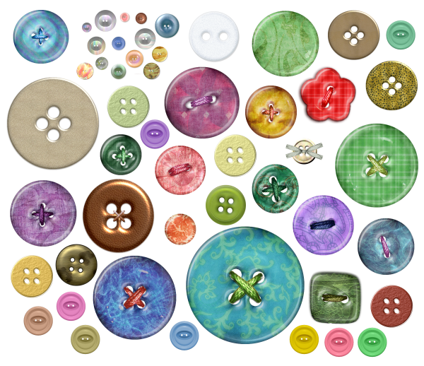 Пуговицы нарисованные