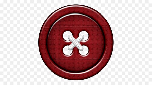 Пуговица на белом фоне