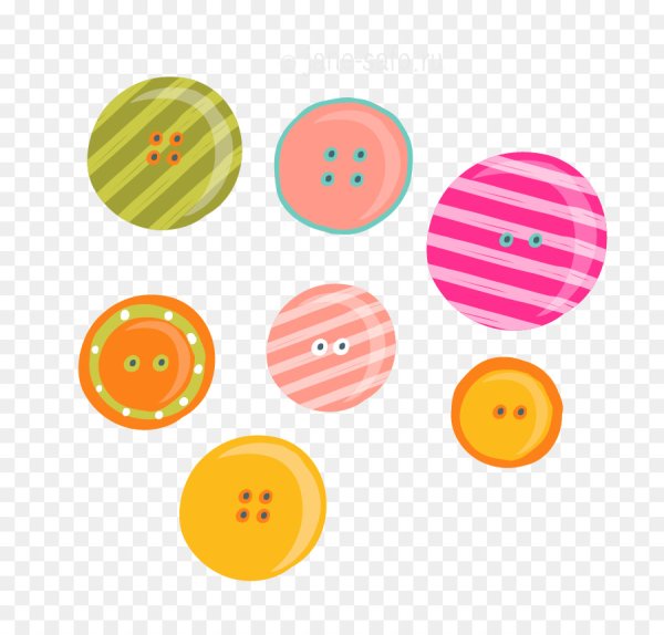 Пуговицы векторные