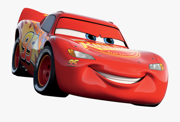 Молния Маккуин на прозрачном фоне