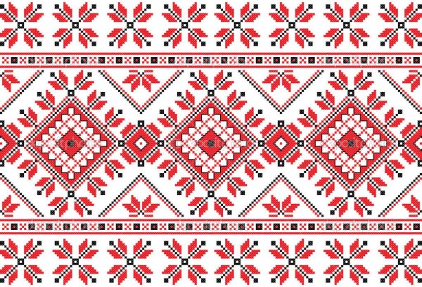 Украина орнамент вышиванок вектор