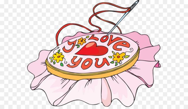 Клипарт на прозрачном фоне Вышивание