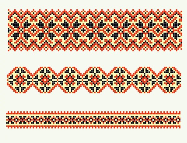 Кубанская вышивка орнамент