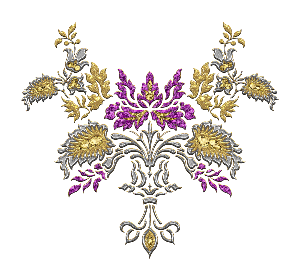 Вышивка на прозрачном фоне