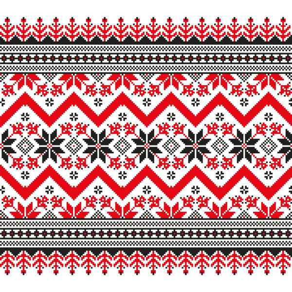 Гуцульские узоры вектор