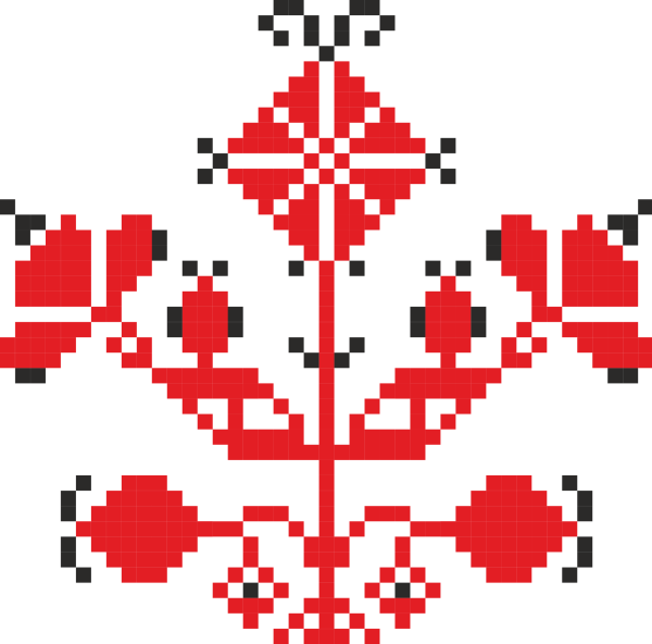 Эскиз русского орнамента