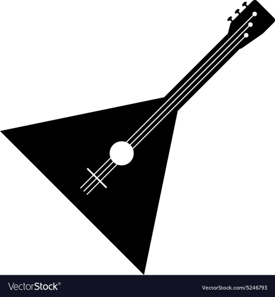 Балалайка силуэт