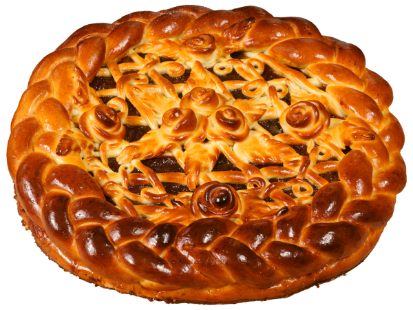 Пироги на белом фоне