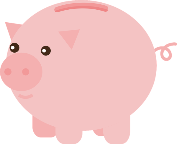 Копилка свинюшка нарисованная