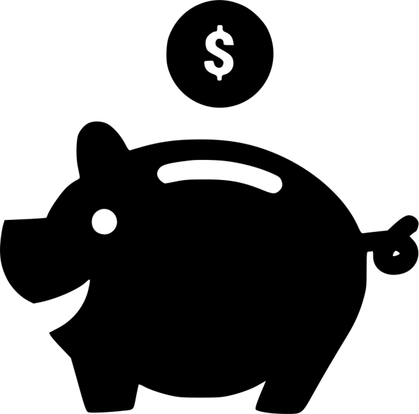 Пиктограмма свинья копилка