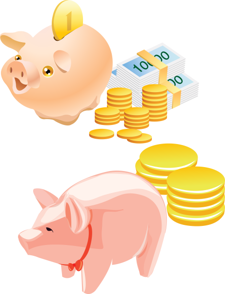 Хрюшка с деньгами