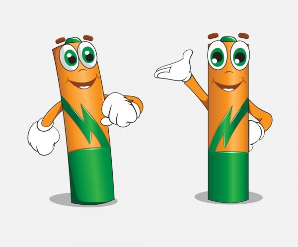 Батарейки мультяшные