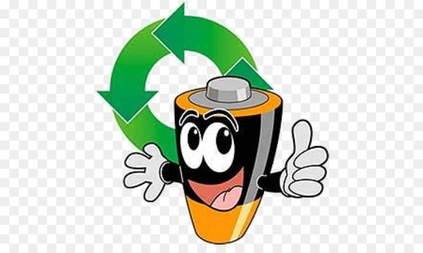 Утилизация батареек вектор