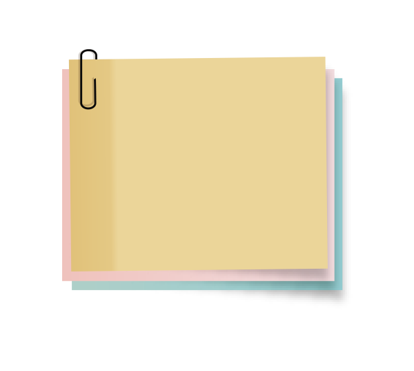 Бумага для заметок на прозрачном фоне
