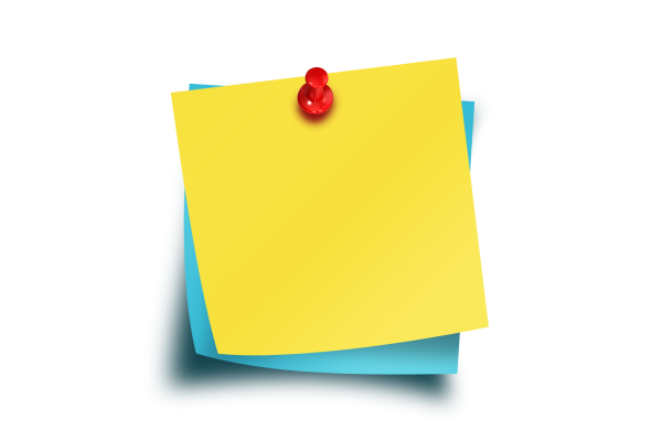 Заметка на прозрачном фоне