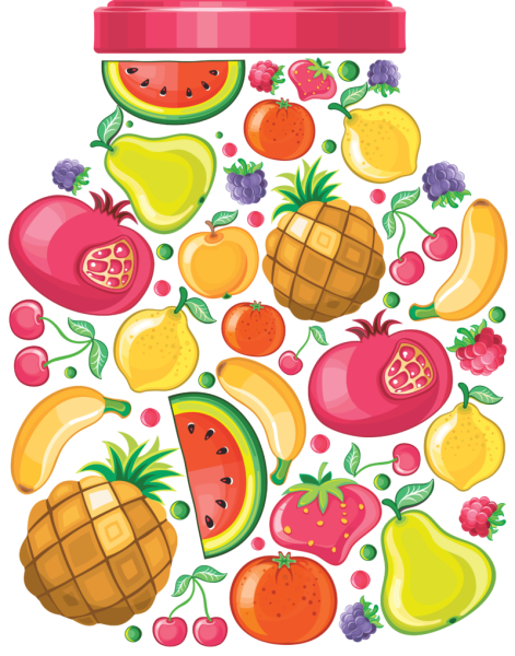 Векторная иллюстрация фрукты