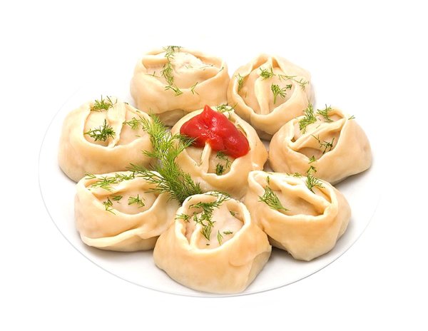 Манты с бараниной