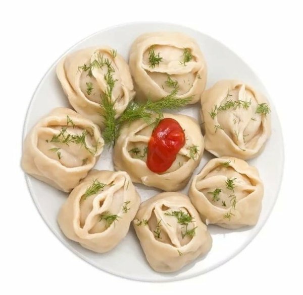 Манты фото сверху