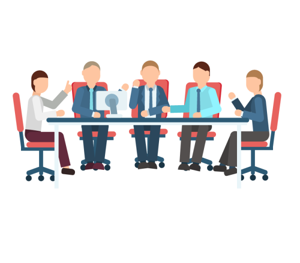 Совещание человечки