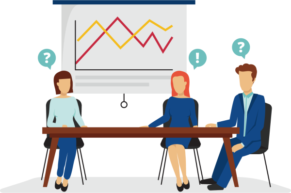 Переговоры Векторная иллюстрация