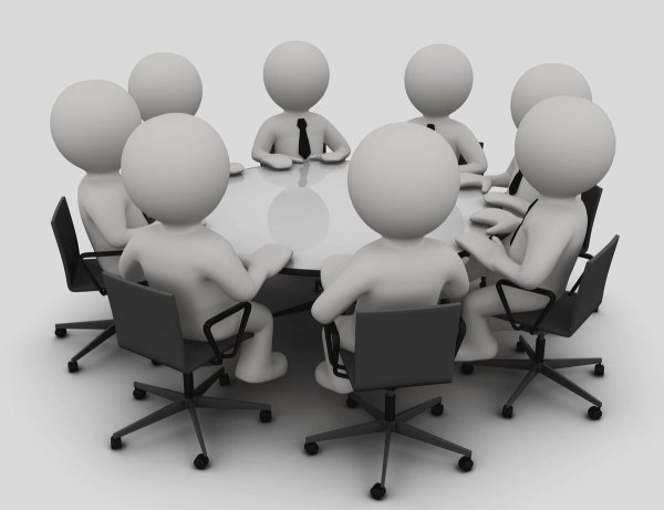 Совещание человечки