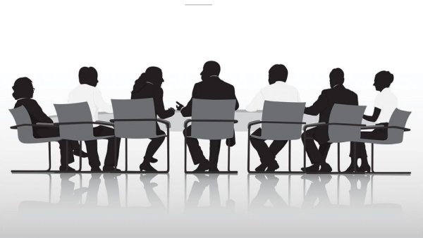 Совещание человечки