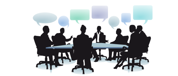 Заседание силуэт