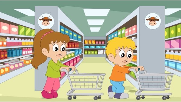 Супермаркет иллюстрация