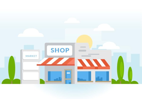 Магазин векторное изображение