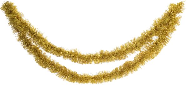 Мишура на прозрачном фоне