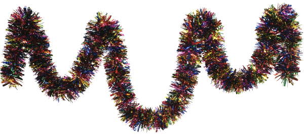 Мишура на шее