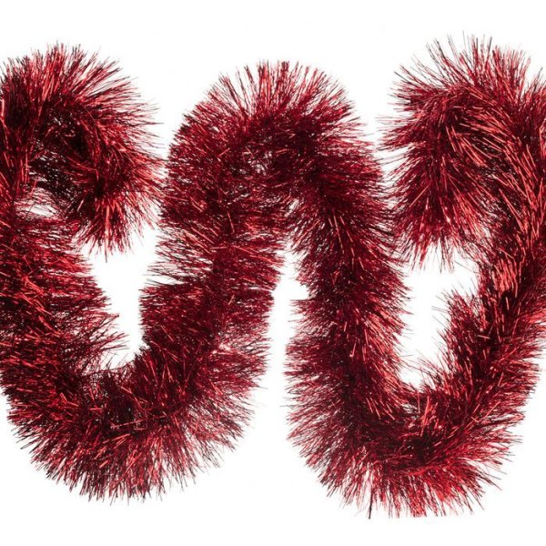 Новогодняя мишура на прозрачном фоне