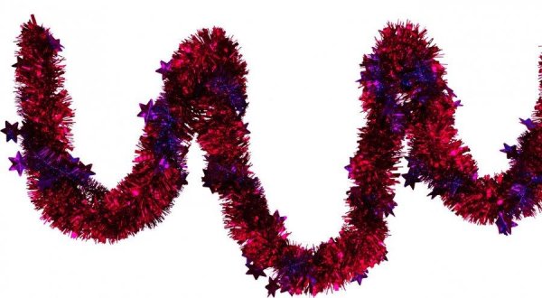 Мишура "Снежная" 200x5см, в ассортименте