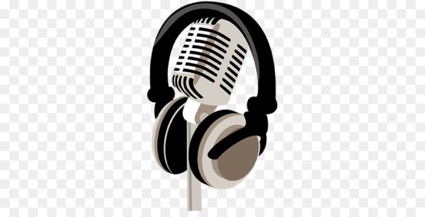 Микрофон с наушниками подкаст
