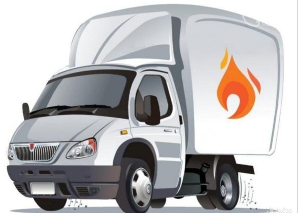 Грузовик для визитки