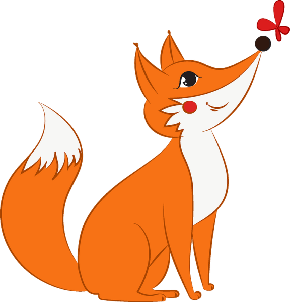 Лиса клипарт