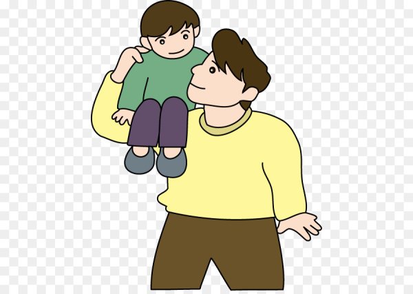 Папа на прозрачном фоне