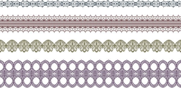 Кружево полоса