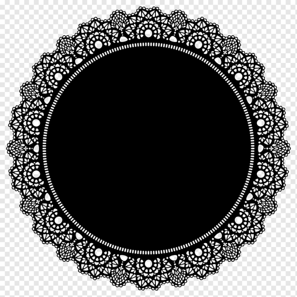 Кружево круглое