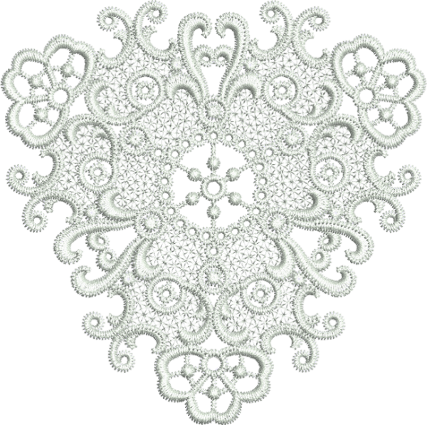 Кружево на прозрачном фоне