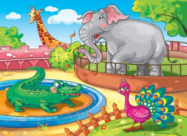 Зоопарк рисунок