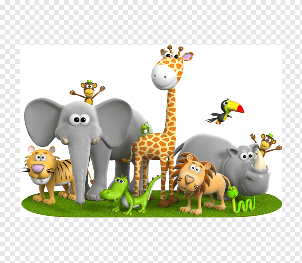 Зоопарк на прозрачном фоне