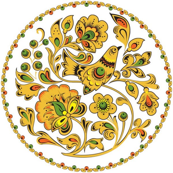 Русские народные росписи Хохломская