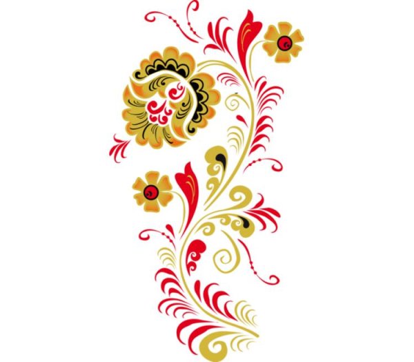 Хохлома орнамент