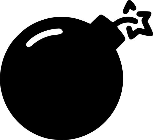 Бомба пиктограмма